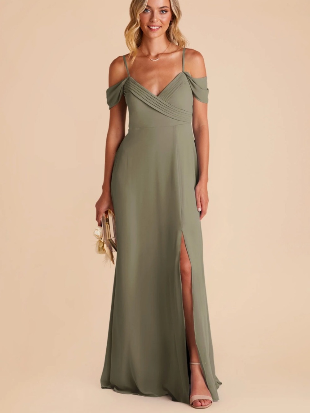 Birdy Grey Spence Dress Bridesmaid Dress - Thyme Sz M